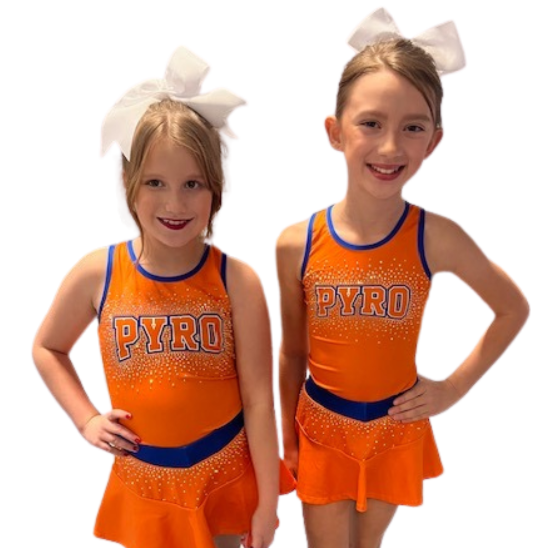 PYRO Cheer program promotional graphic